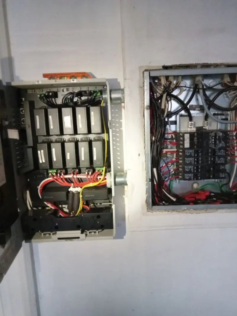 Electrical panel upgrade completed for Security Camera Wiring in San Jose